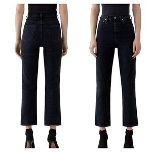AGOLDE "Pinch" High-Rise Kick-Flare Jeans in Realm 24